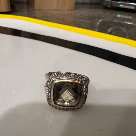 David Yurman Smoky Quartz ring - Picture 2 of 6